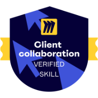 Client collaboration certified skill badge.