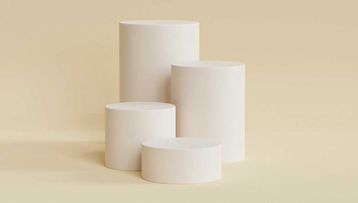 white paper rolls on white table