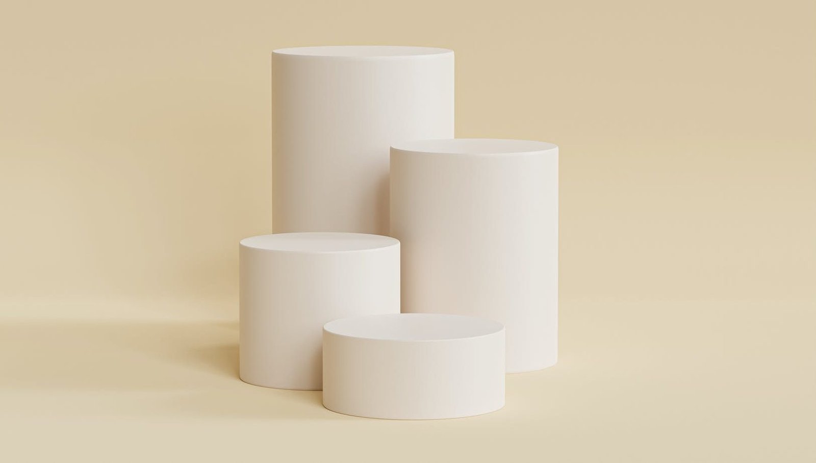 white paper rolls on white table